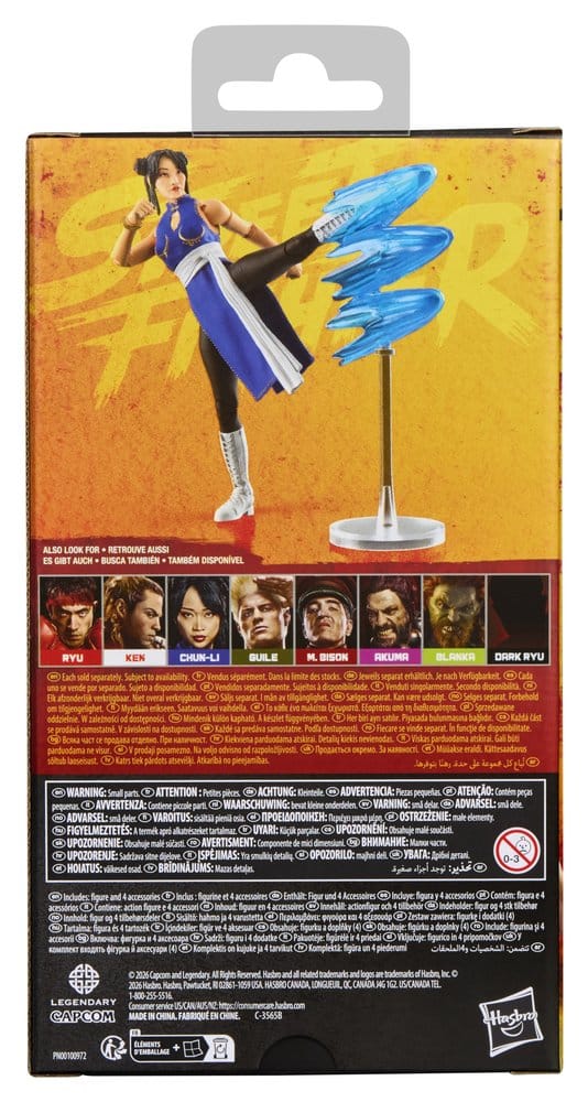 Street Fighter Figura Chun-Li 15 cm