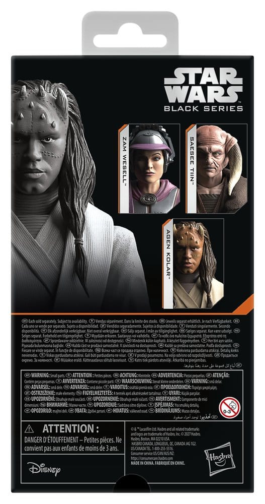 Star Wars Episode II Black Series Figura Agen Kolar 15 cm