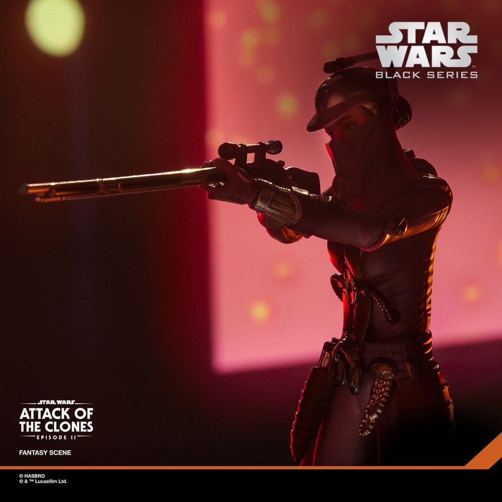 Star Wars Episode II Black Series Figura Zam Wesell 15 cm