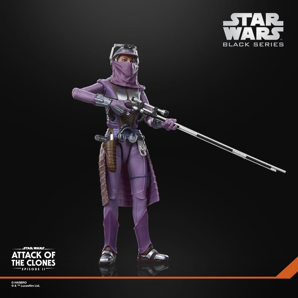 Star Wars Episode II Black Series Figura Zam Wesell 15 cm