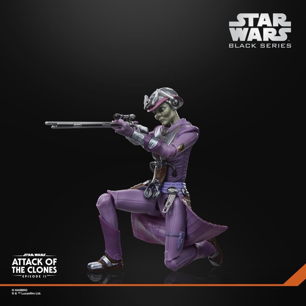 Star Wars Episode II Black Series Figura Zam Wesell 15 cm