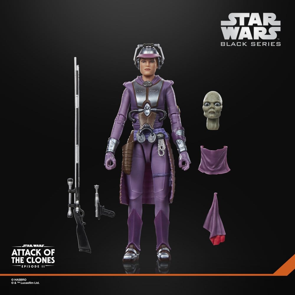 Star Wars Episode II Black Series Figura Zam Wesell 15 cm