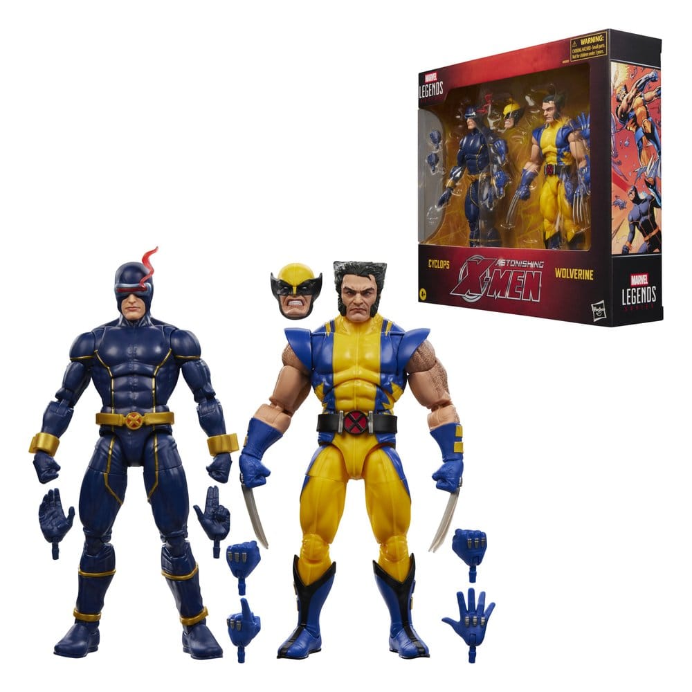 Astonishing X-Men Marvel Legends Pack de 2 Figuras Cyclops & Wolverine 15 cm