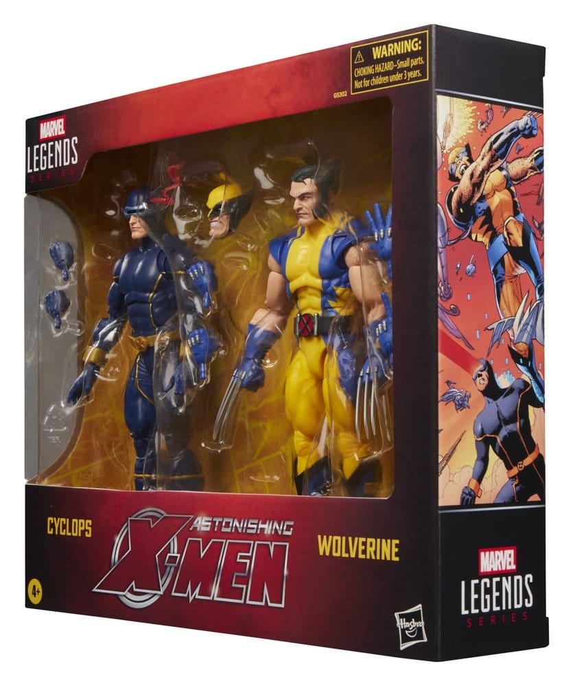 Astonishing X-Men Marvel Legends Pack de 2 Figuras Cyclops & Wolverine 15 cm