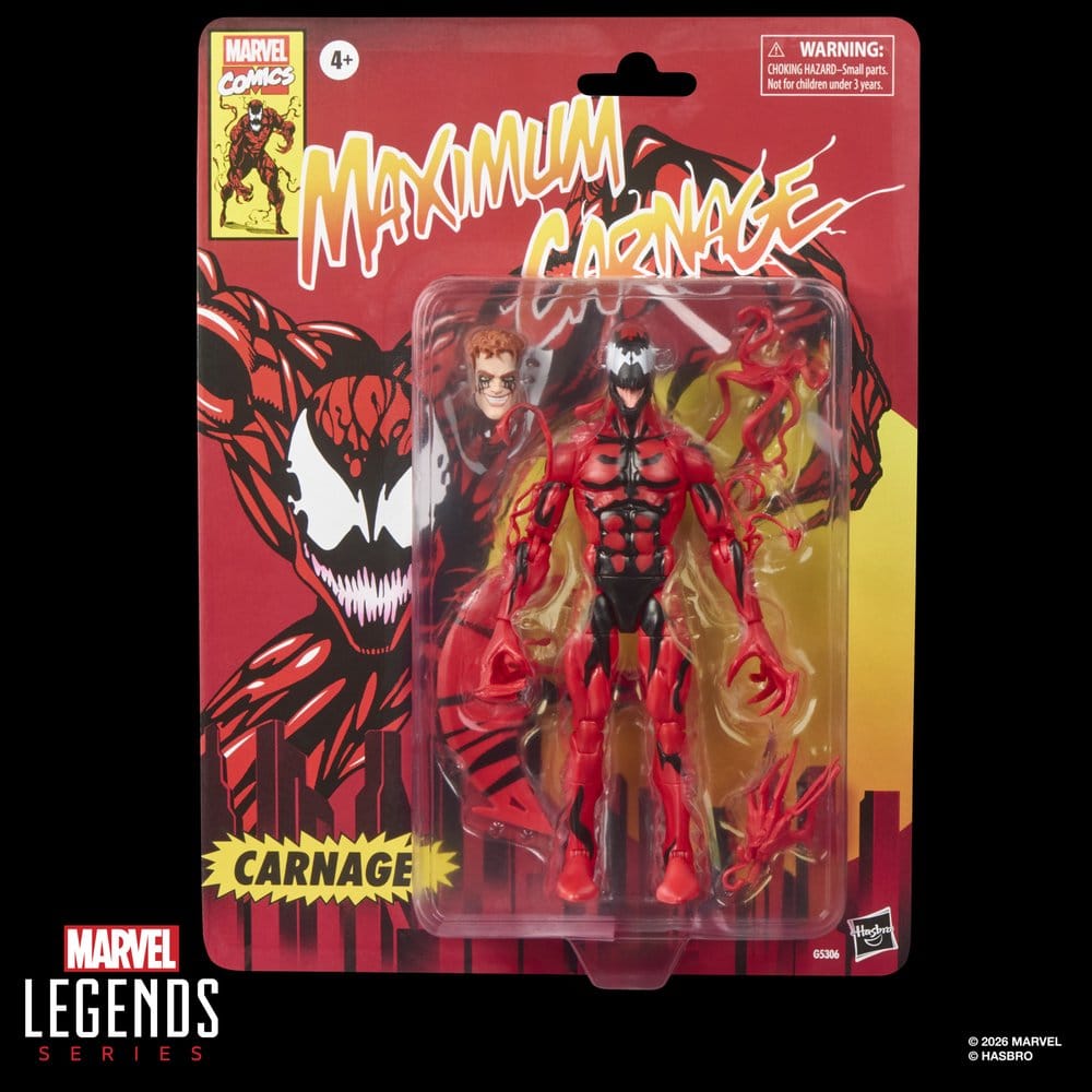 Maximum Carnage Marvel Legends Figura Carnage 15 cm