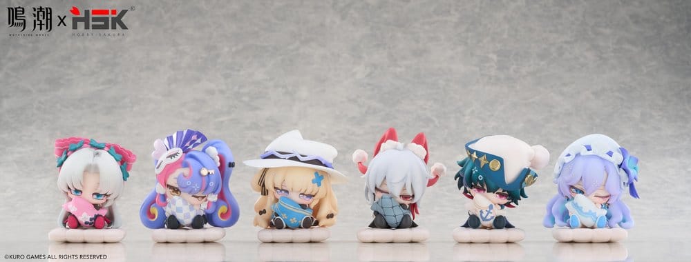 Wuthering Waves Nemunemu Series Figuras Mini 9 cm Blind Box Expositor (6)