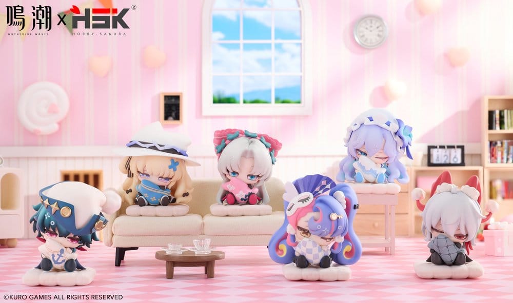 Wuthering Waves Nemunemu Series Figuras Mini 9 cm Blind Box Expositor (6)