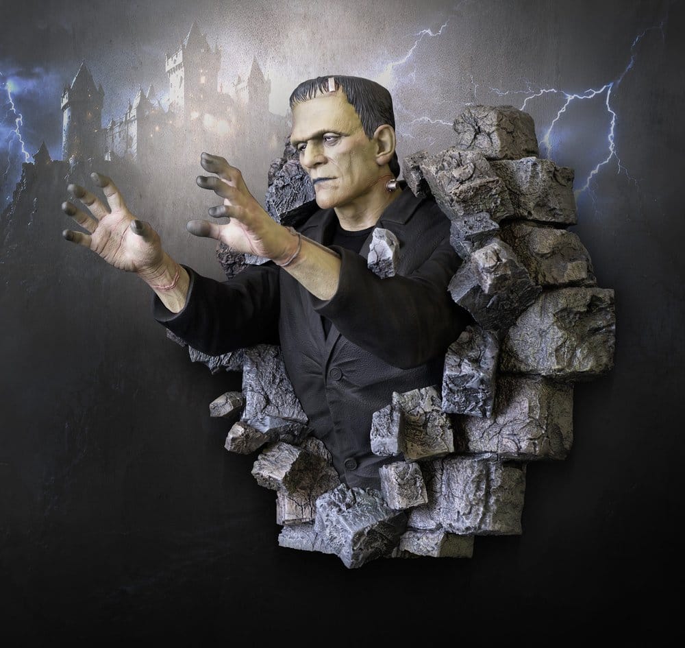 Frankenstein Escultura de Pared 1/1 Boris Karloff as Frankenstein's Monster 94 x 94 cm