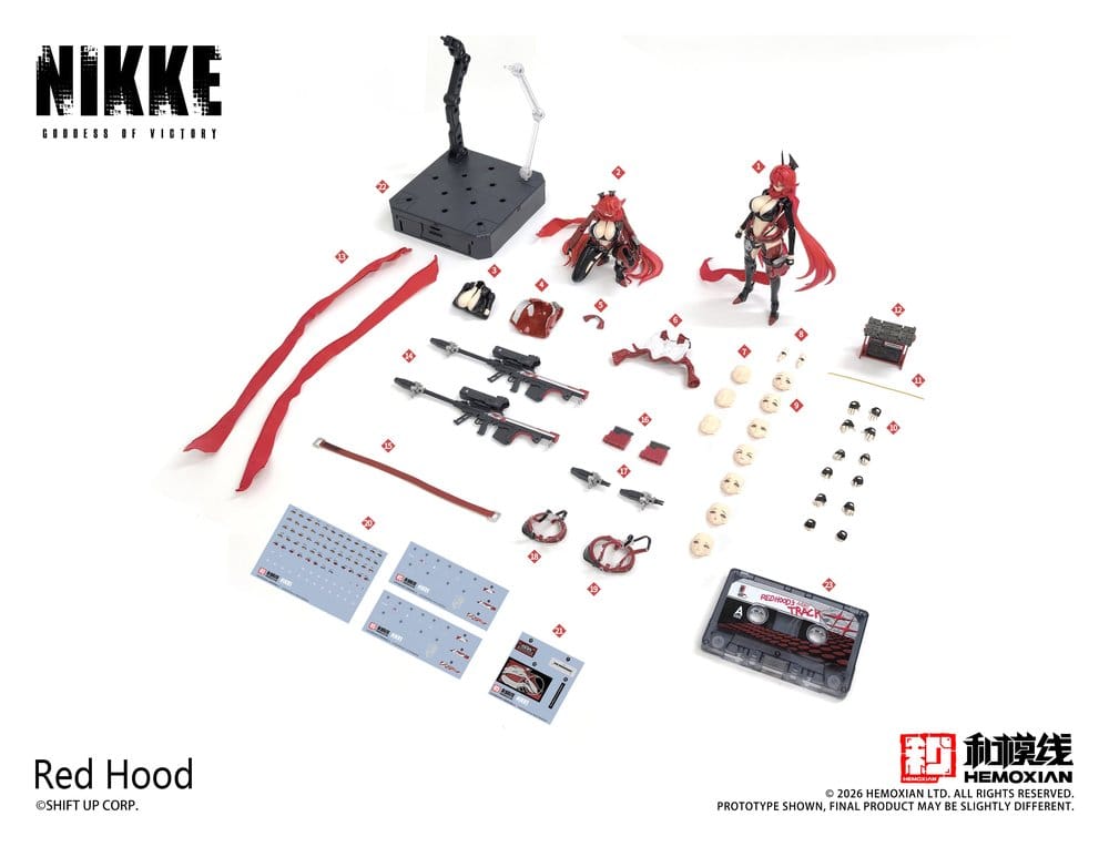 Goddess of Victory: Nikke Maqueta de Plástico 1/12 Red Hood 18 cm