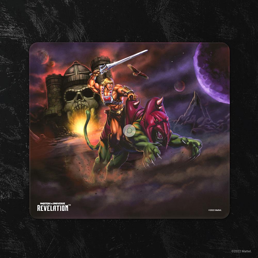 Masters of the Universe: Revelation&trade; Alfombrilla He-Man&trade; and Battle Cat 25 x 22 cm Frikytopia