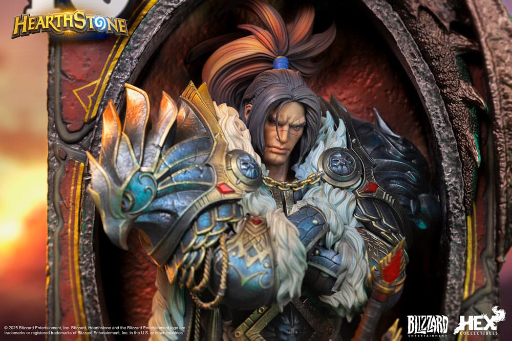 Hearthstone Estatua 3D Art Frame Varian Wrynn 31 cm