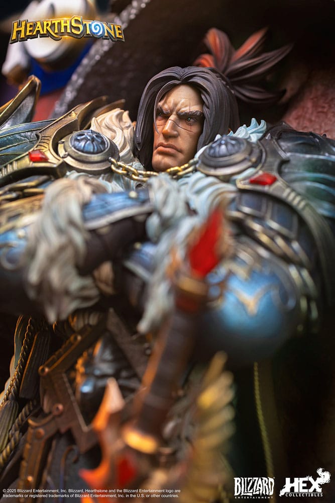 Hearthstone Estatua 3D Art Frame Varian Wrynn 31 cm