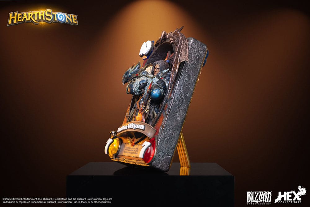 Hearthstone Estatua 3D Art Frame Varian Wrynn 31 cm