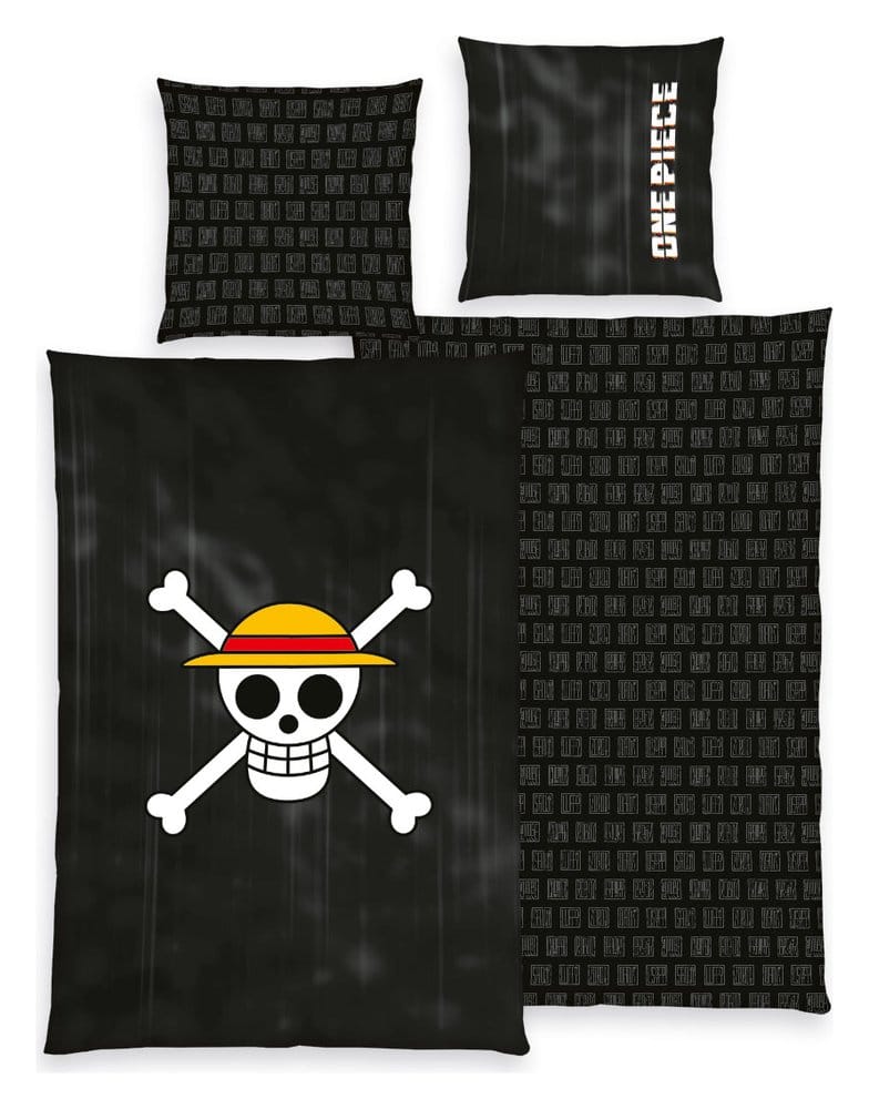One Piece Ropa de cama Jolly Roger 135 x 200 cm