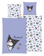 Sanrio Roupa de cama Kuromi 135 x 200 cm