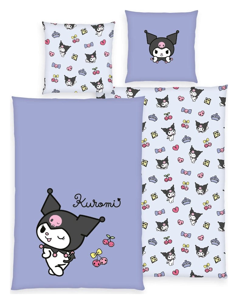 Sanrio Roupa de cama Kuromi 135 x 200 cm