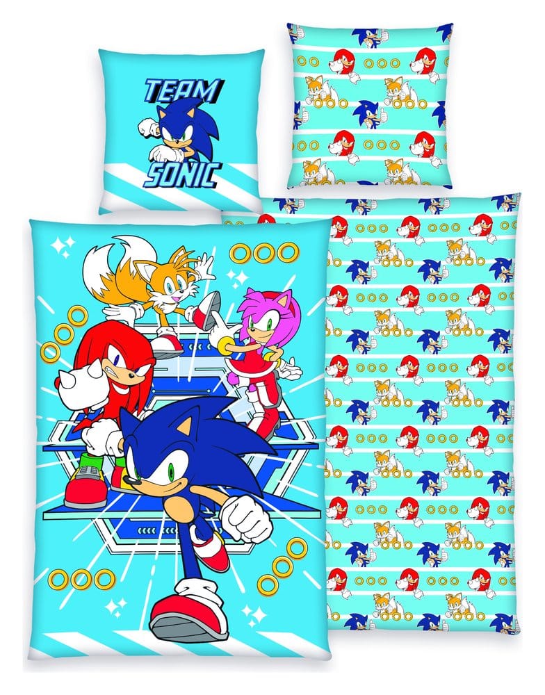Sonic Ropa de cama Team Sonic 135 x 200 cm Frikytopia