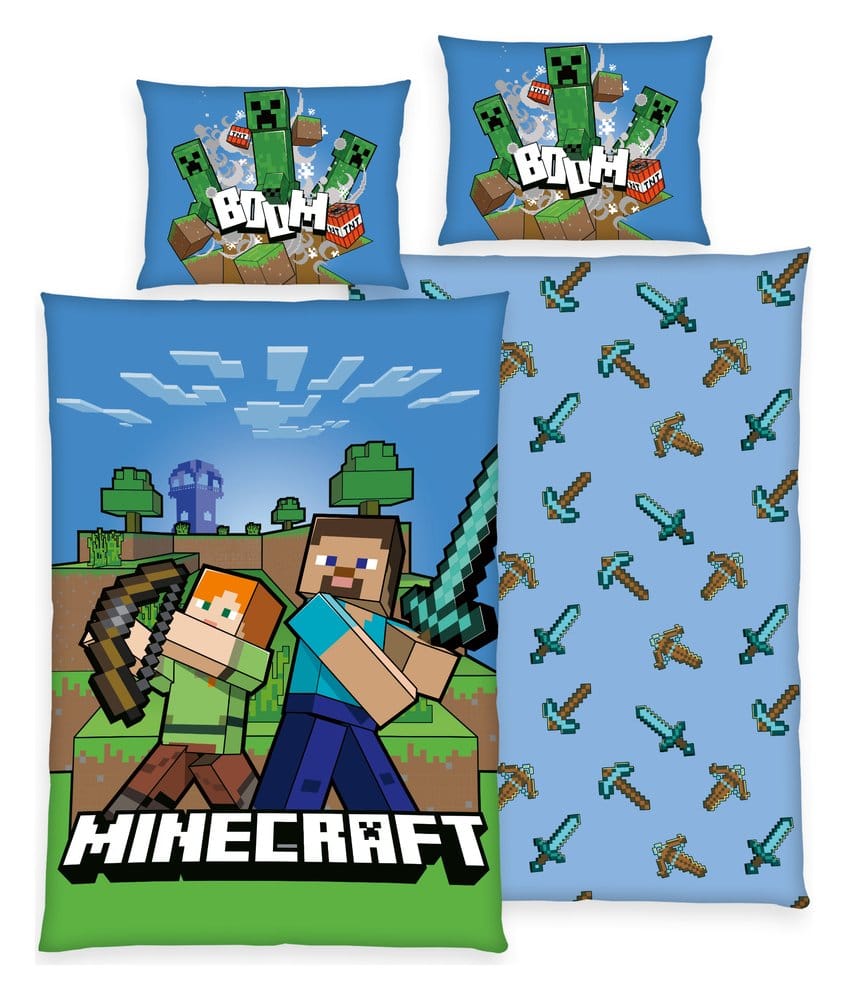 Minecraft Ropa de Cama Boom 135 x 200 cm Frikytopia
