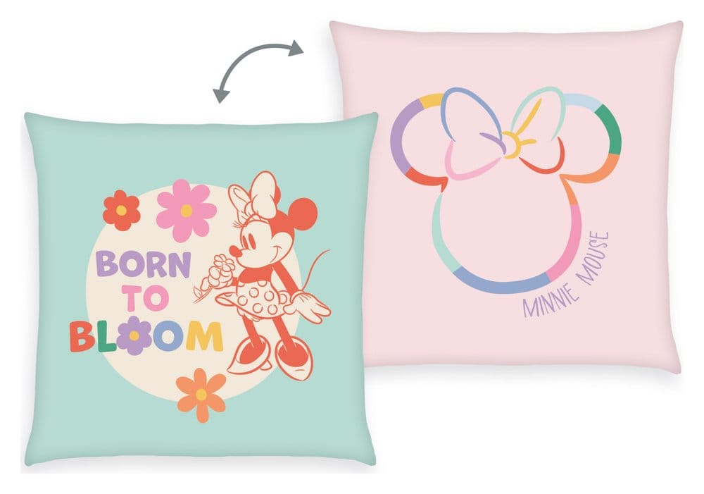 Disney Soft Velboa Almohada Minnie Mouse Born to Bloom 40 x 40 cm