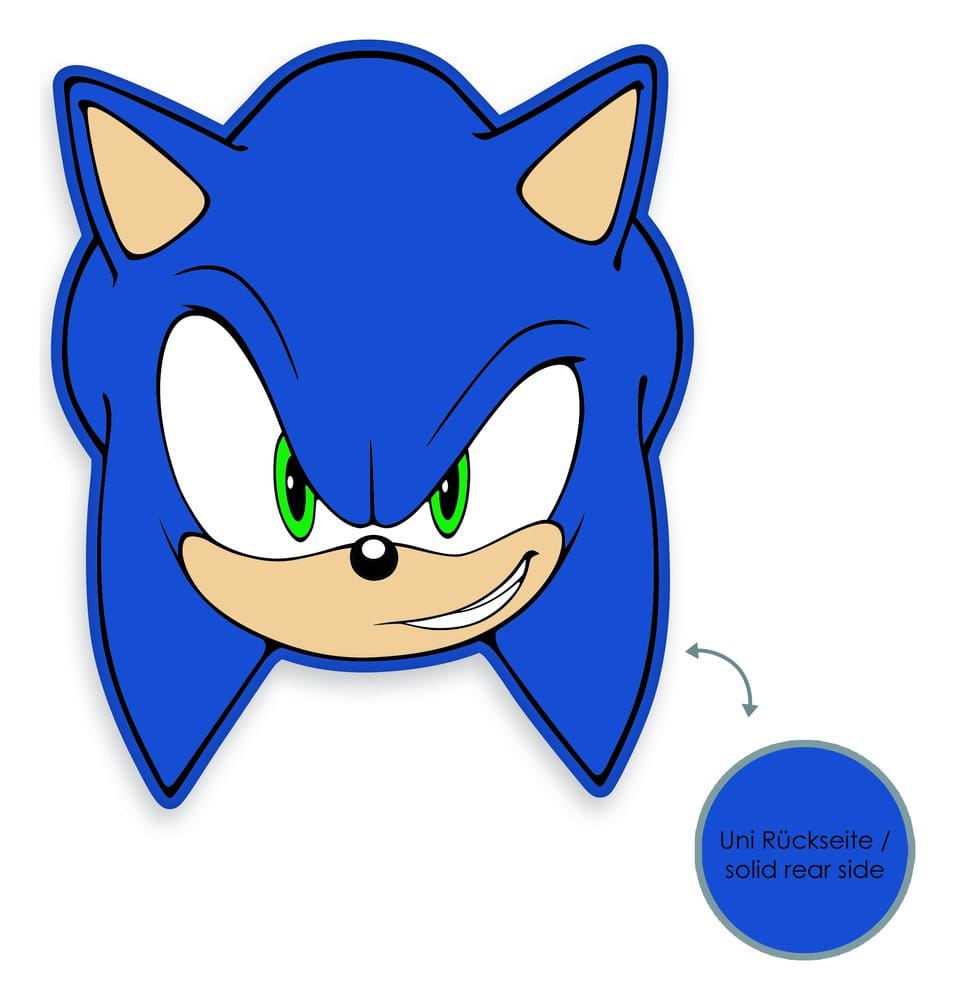 Sonic Almohada Sonic Cabeza 36 cm Frikytopia