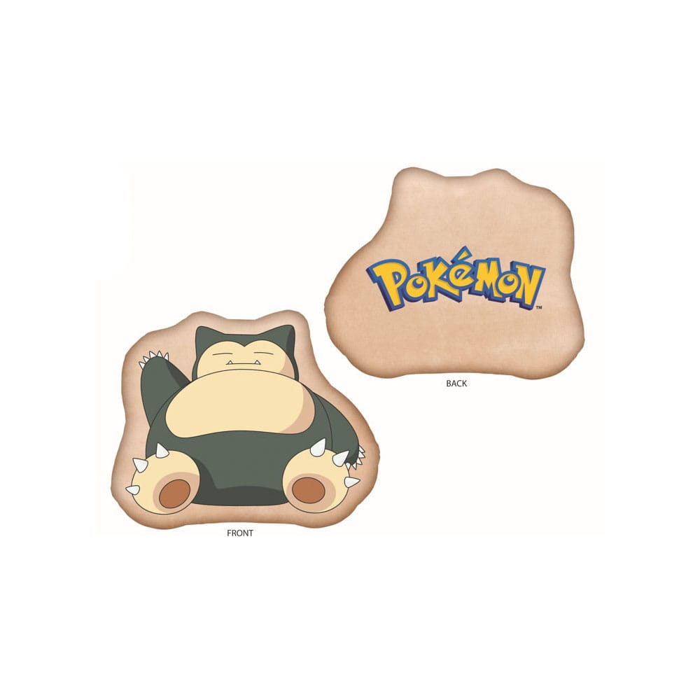 Pokémon Almohada Snorlax marrón 36 cm
