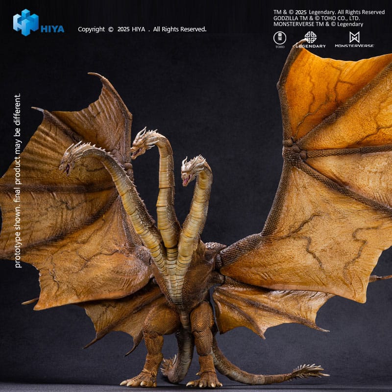 Godzilla: King of the Monsters 2019 Figura Exquisite Basic King Ghidorah 2.0 25 cm