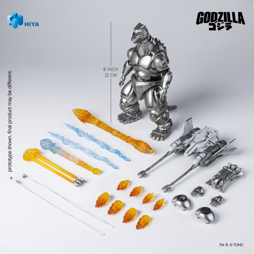 Godzilla vs. Mechagodzilla (1993) Exquisite Basic Figura Super Mechagodzilla 21 cm