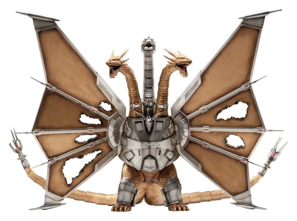 Godzilla vs. King Ghidorah Exquisite Basic Figura Battle Damaged Mecha King Ghidorah 33 cm Frikytopia