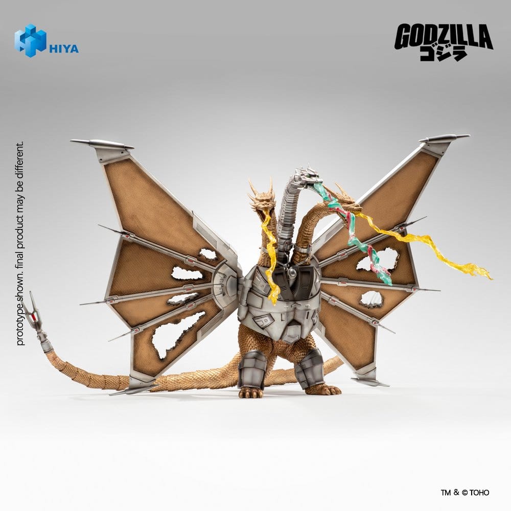 Godzilla vs. King Ghidorah Exquisite Basic Figura Battle Damaged Mecha King Ghidorah 33 cm