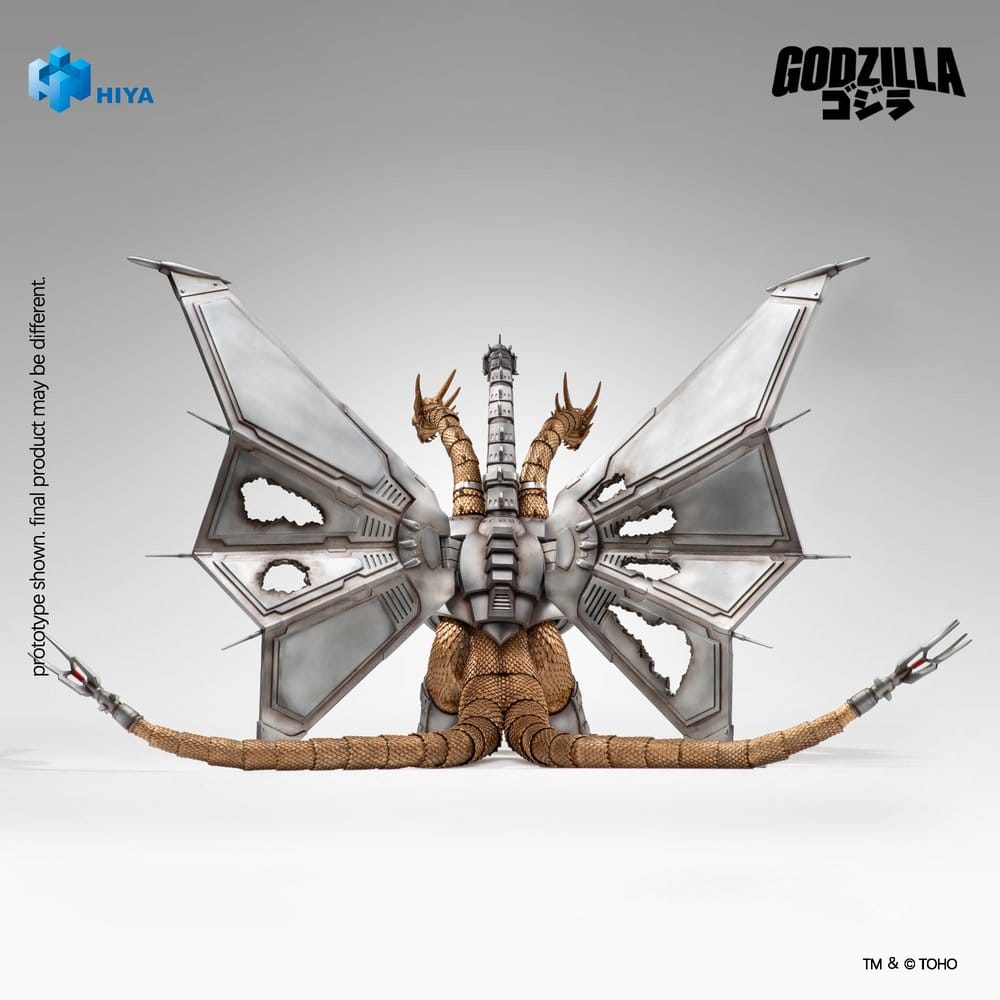 Godzilla vs. King Ghidorah Exquisite Basic Figura Battle Damaged Mecha King Ghidorah 33 cm