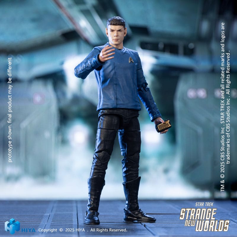 Star Trek Strange New Worlds Figura 1/18 Exquisite Mini Series Spock 11 cm