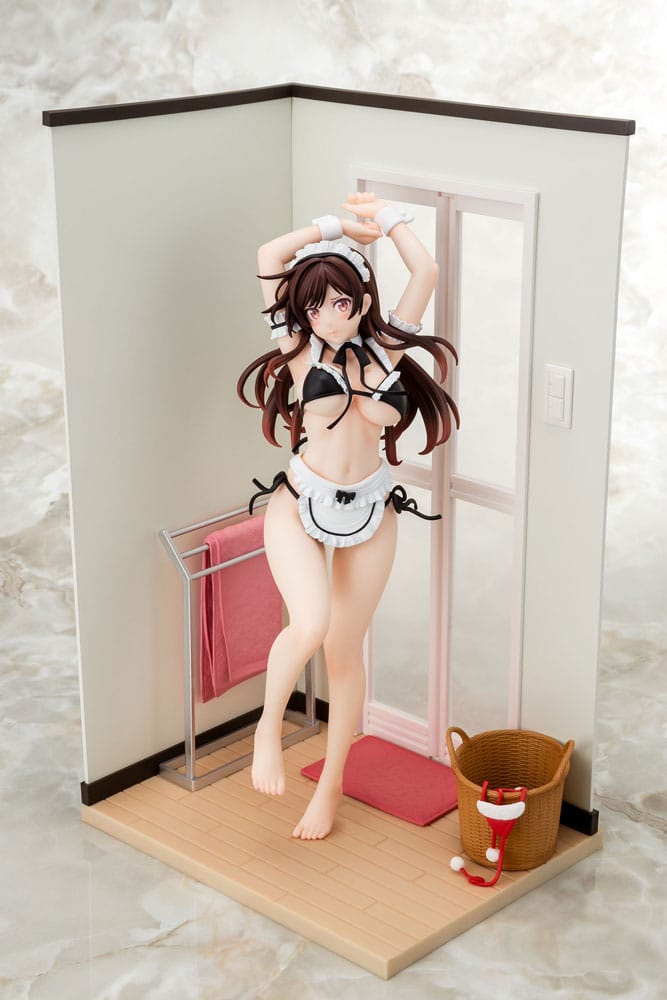 Rent-A-Girlfriend Estatua PVC 1/6 Chizuru Mizuhara Maid Bikini ni Okigae 30 cm Frikytopia