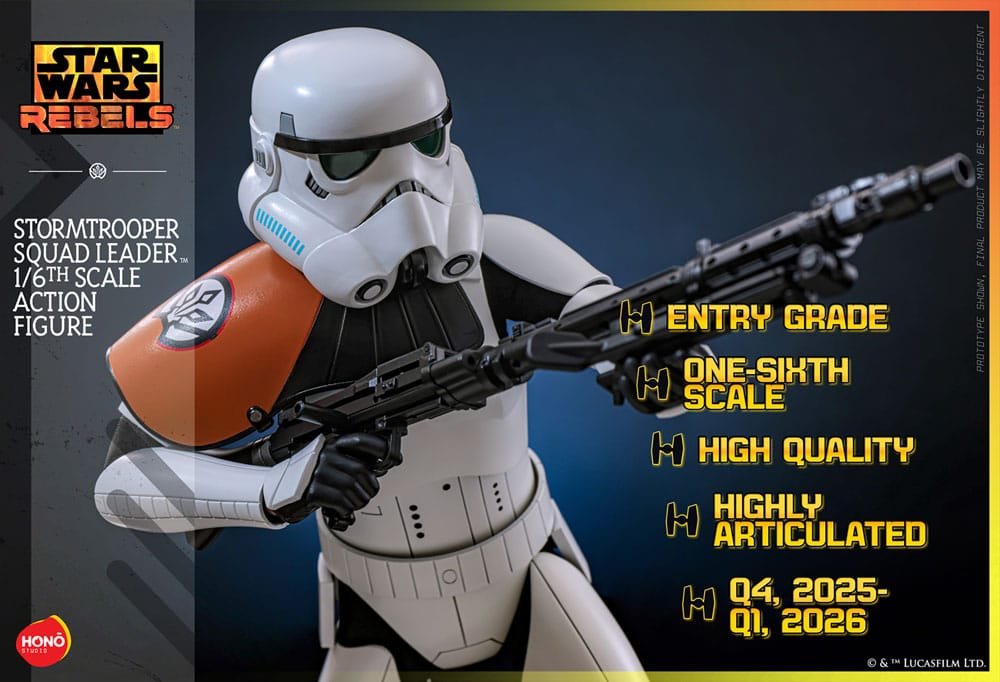 Star Wars: Rebels Figura 1/6 Stormtrooper Squad Leader 28 cm