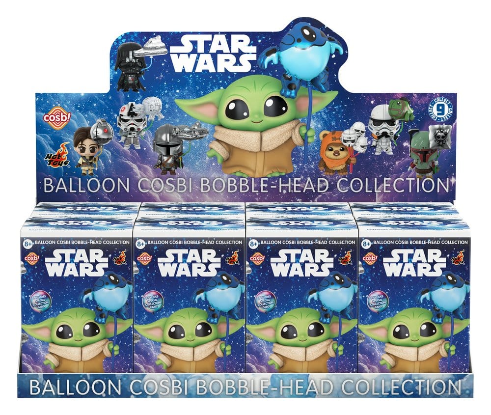 Star Wars Figuras mini Cosbi Balloon 8 cm Cajas Sorpresa Expositor (8)