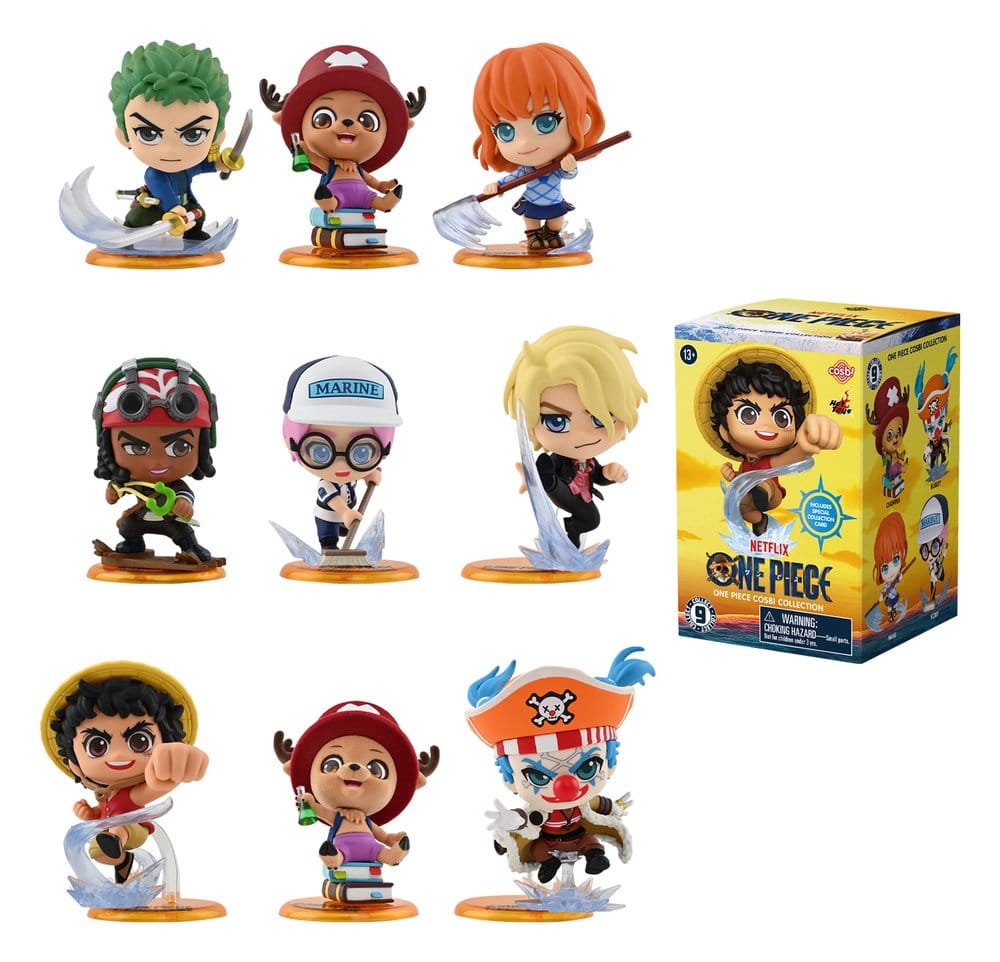 One Piece Figuras mini Cosbi 8 cm Cajas Sorpresa Expositor (8) Frikytopia