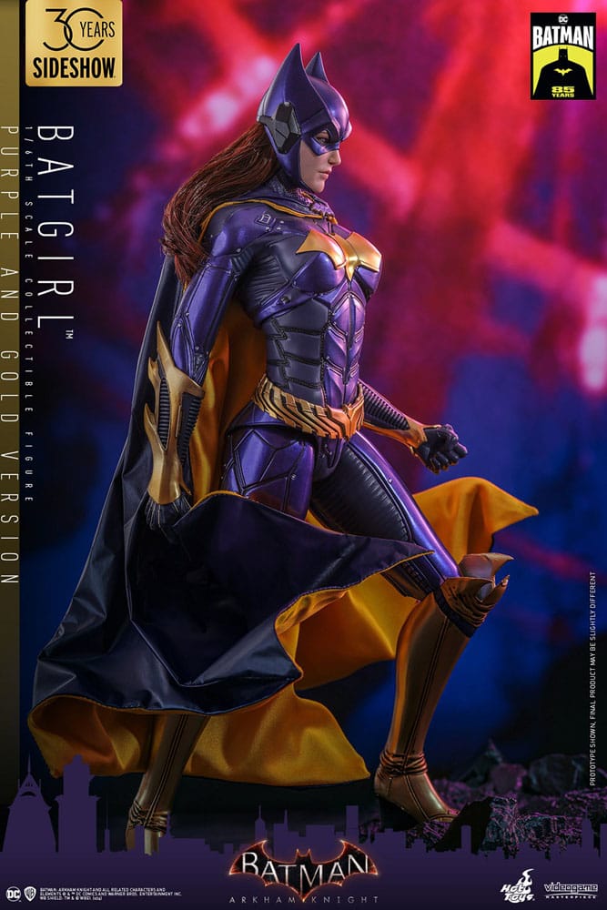 Batman Arkham Knight Figura Videogame Masterpiece 1/6 Batgirl (Purple and Gold Version) Exclusive 30 cm