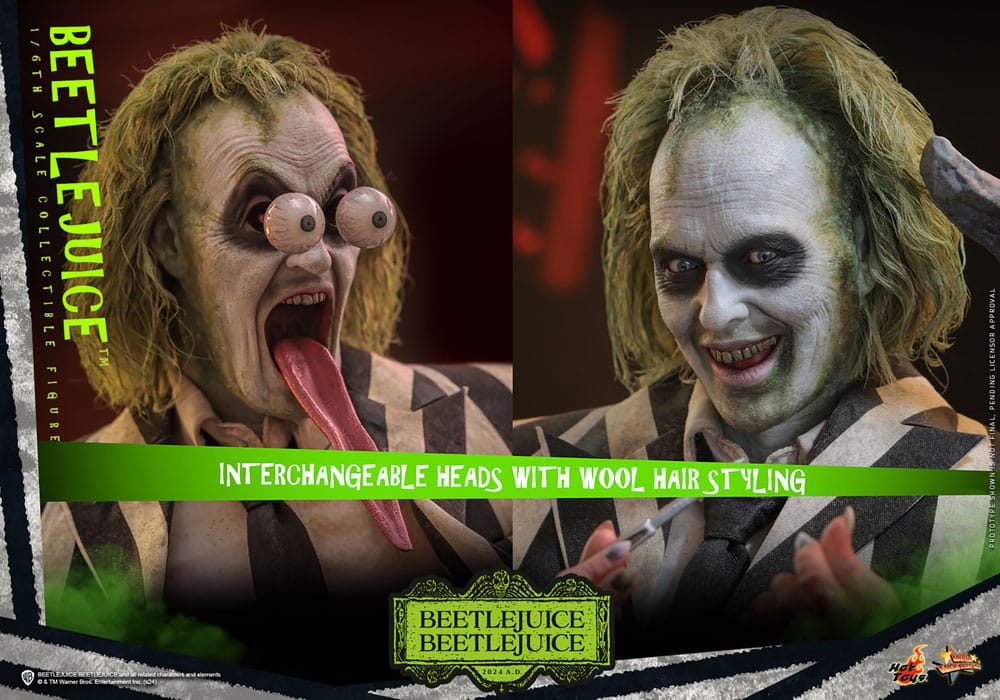 Beetlejuice Beetlejuice Movie Masterpiece Figura 1/6 Beetlejuice 30 cm