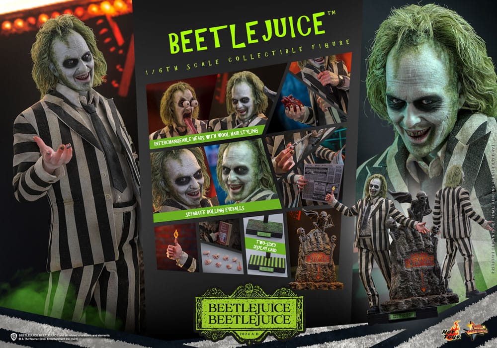 Beetlejuice Beetlejuice Movie Masterpiece Figura 1/6 Beetlejuice 30 cm