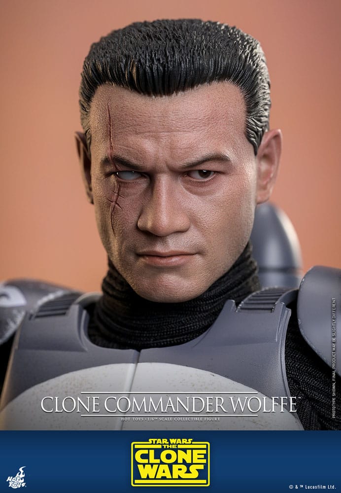 Star Wars: The Clone Wars Figura 1/6 Clone Commander Wolffe 30 cm