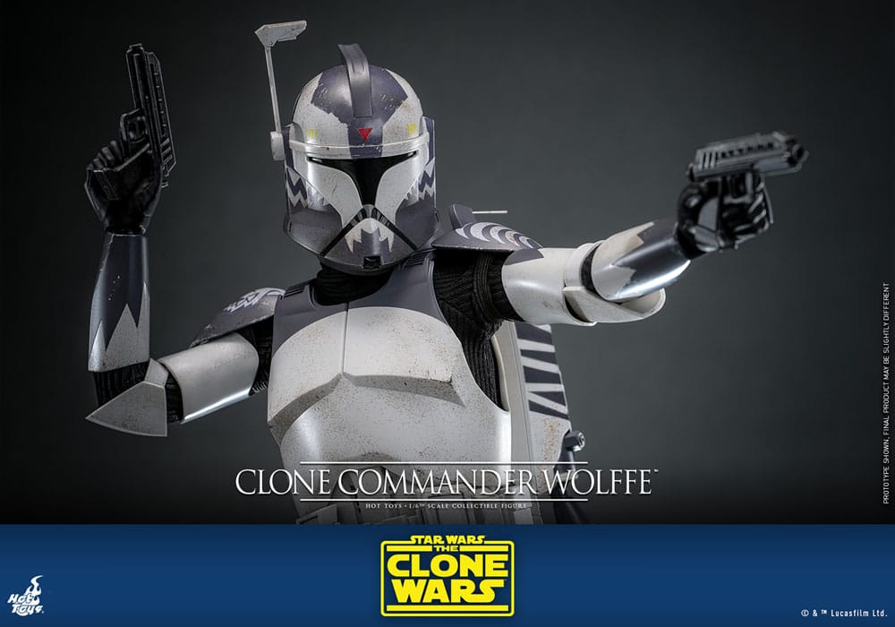 Star Wars: The Clone Wars Figura 1/6 Clone Commander Wolffe 30 cm