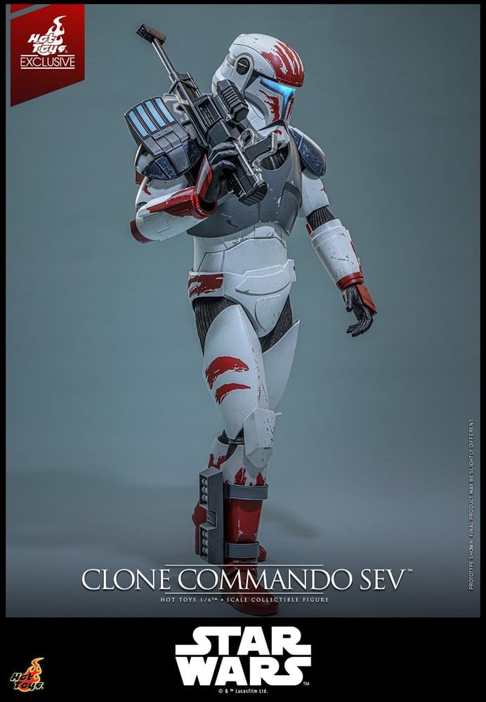 Star Wars: The Clone Wars Television Masterpiece Figura 1/6 Clone Commando Sev (Hot Toys Exclusive) 30 cm