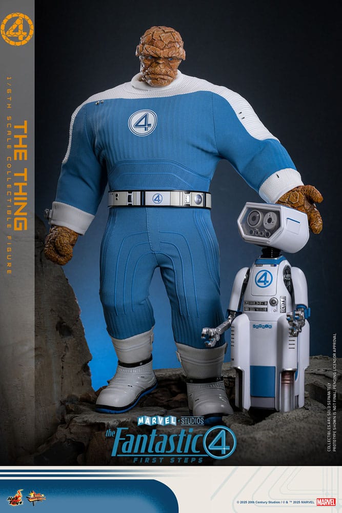 Los Cuatro Fantásticos: primeros pasos Figura Movie Masterpiece 1/6 The Thing 31 cm