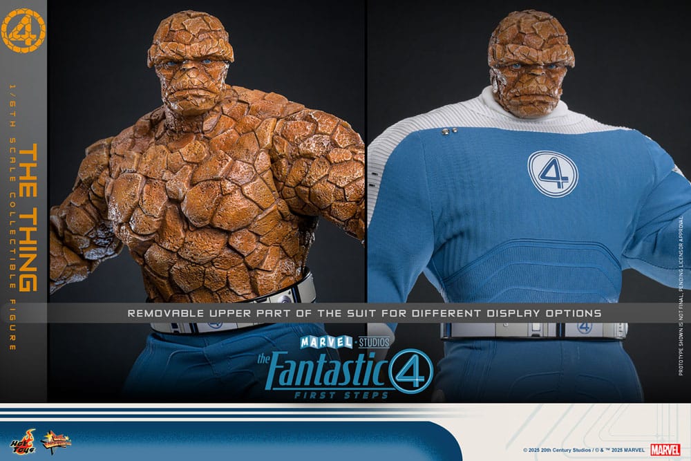 Los Cuatro Fantásticos: primeros pasos Figura Movie Masterpiece 1/6 The Thing 31 cm