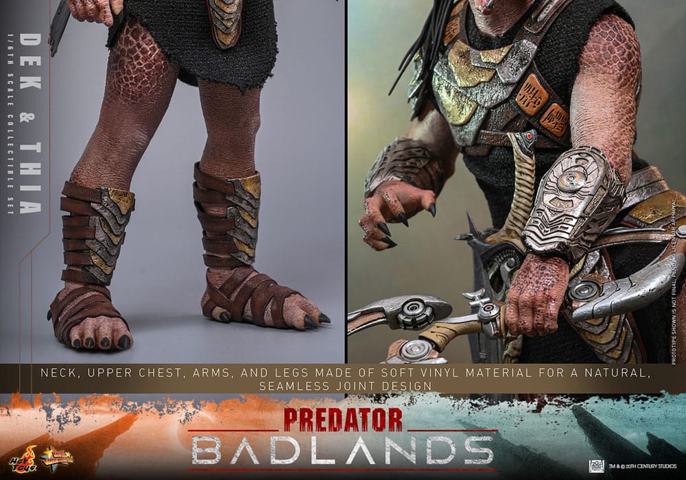 Predator: Badlands Figura Movie Masterpiece 1/6 Dek & Thia 30 cm