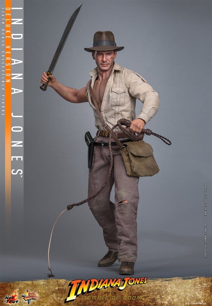 Indiana Jones Figura Movie Masterpiece 1/6 Indiana Jones (Deluxe Version) 30 cm