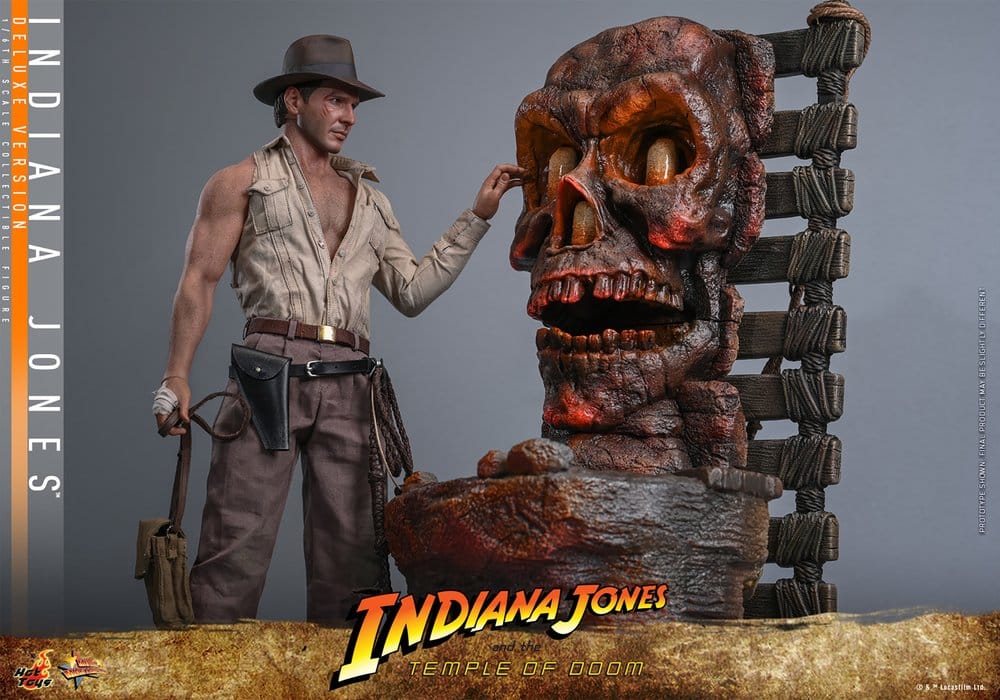Indiana Jones Figura Movie Masterpiece 1/6 Indiana Jones (Deluxe Version) 30 cm