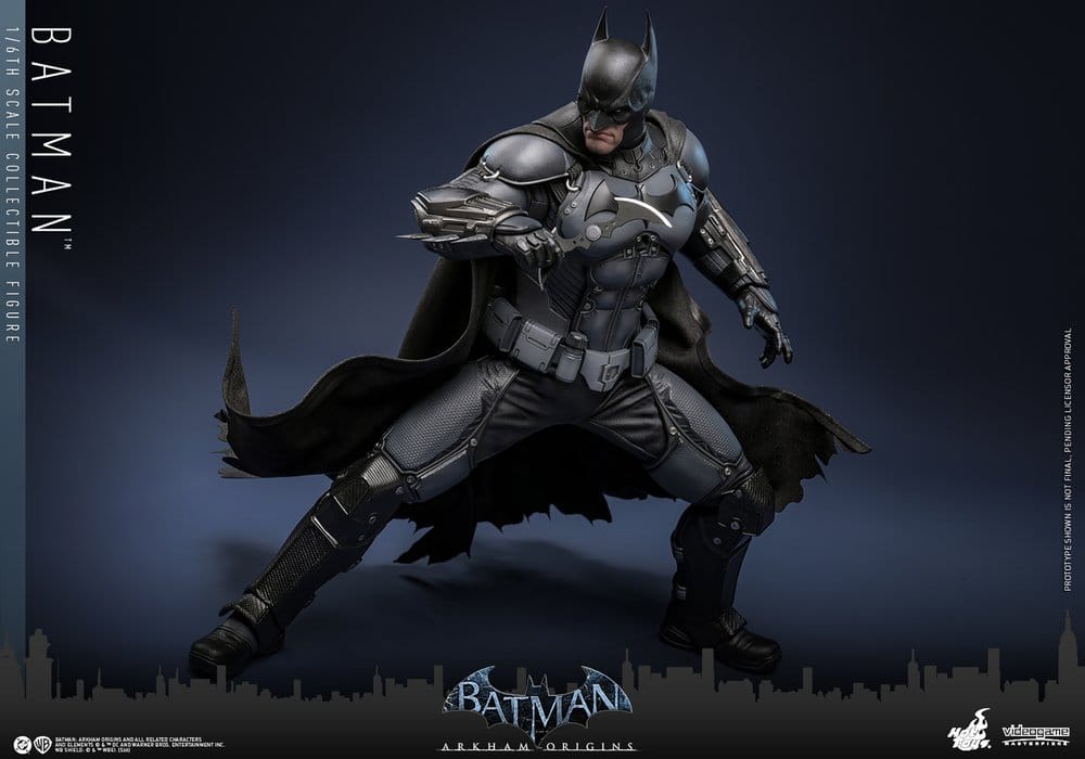 Batman Arkham Origins Figura Videogame Masterpiece 1/6 Batman 33 cm