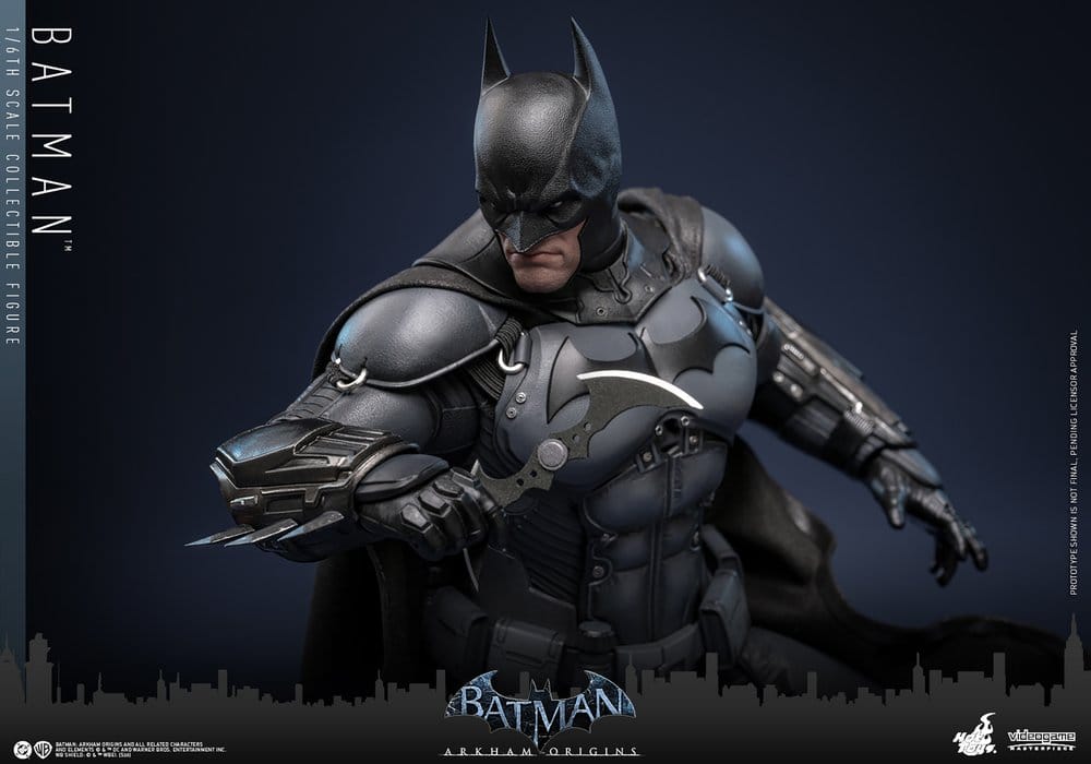 Batman Arkham Origins Figura Videogame Masterpiece 1/6 Batman 33 cm