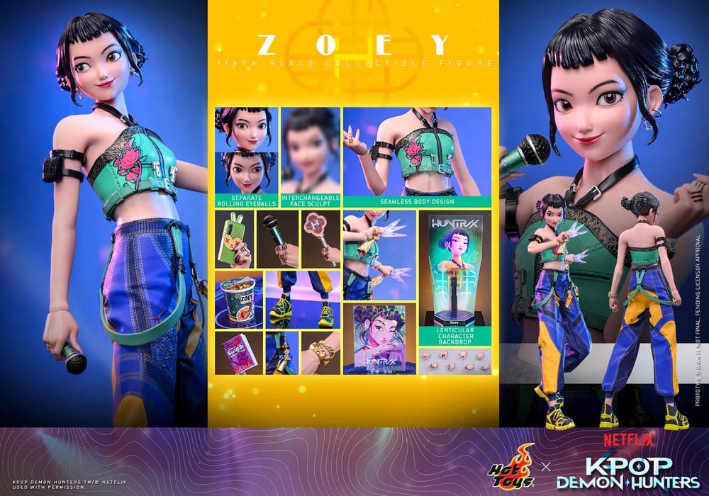 KPop Demon Hunters Figura 1/6 Zoey 27 cm