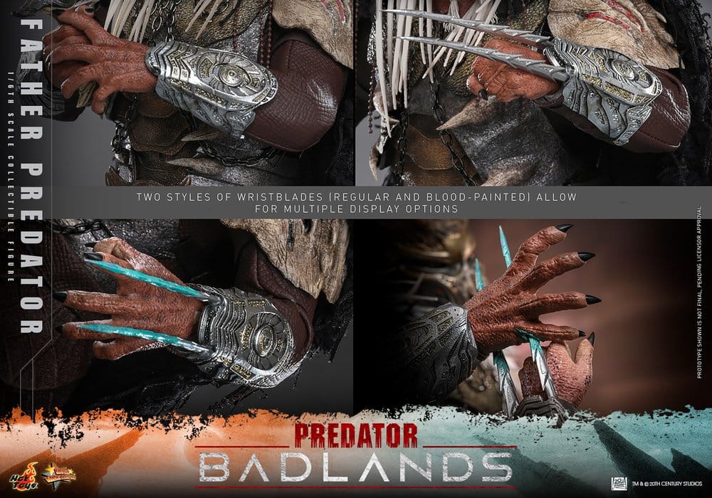 Predator: Badlands Figura Movie Masterpiece 1/6 Njohrr 36 cm